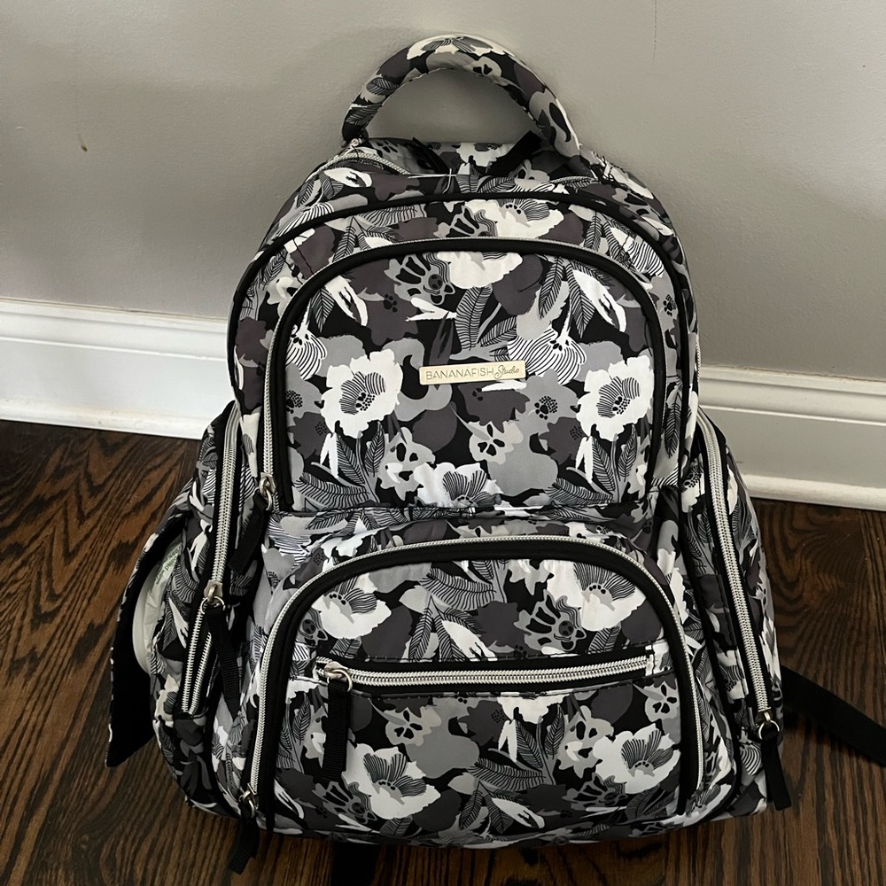 Backpack diaper bag